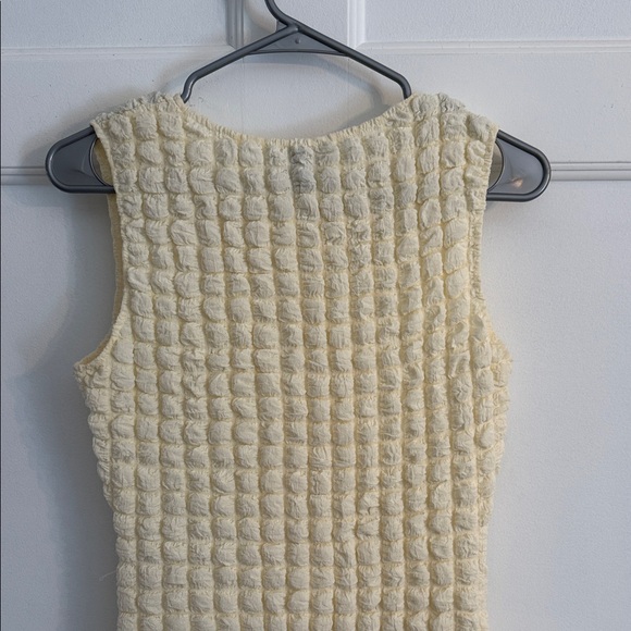 Princess Polly Cream Textured Mini Dress - Picture 10 of 11